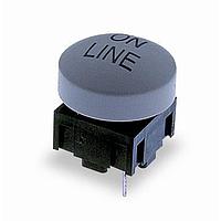 E-Switch 320.09YEL ປຸ່ມ RND ຝາເຫຼືອງ 320