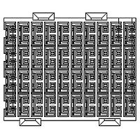 EDAC 500-080-225-A02 ຫົວຂໍ້ສົມພັນ ZD, ຜູ້ຍິງ, R/A, 4 ຄູ່