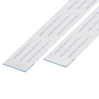 GCT (Global Connector Technology) 05-18-A-0203-A-4-06-4-T ເສັ້ນສາຍຕໍ່ລົງ FFC / FPC 0.5mmP. FlatFlexCble, 18Contact, Conductor SameSide, Len203mm/8in, Tin Plt