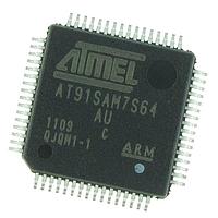 Microchip Technology AT91SAM7S64C-AU MCUs 64K Flash SRAM 16K ARM ພື້ນຖານ MCU