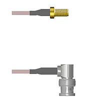 Amphenol Custom Cable Q-2V00D0005009i ສາຍສະບັບ RF SMA-SJ/BNC-RP G316 9I