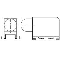 Dialight 591-3001-00-2HF ຕົວບອກສະຫນາມບອດວິດຕະພາບ LED 3MM PRISM R/G SMPL STRP HYS