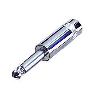 REAN NYS201L ປລັກຕໍ່ໂທລະສັບ 1/4" mono Ni/Ag OD ເຖິງ 7.5mm