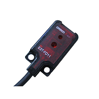 OMRON E3T-FD11 Ultracompact, Ultrathin ເຊັນເຊີ Photoelectric ມີເຄື່ອງຂະຫຍາຍສຽງໃນຕົວ (5-30 mm, Diffuse reflective, NPN, Light-ON)