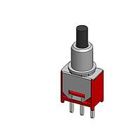Dailywell 8MSLP1B06M2QES ປຸ່ມກົດສະຫນອງສະຕິກເມຍ Sub-miniature Pushbutton SPDT switch on-on pc thru-hole