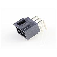 Molex 105314-1706 ຮອດເດີແລະຮາວຊິງສ໌ຂອງສາຍ NANOFIT HDR RA DLR 6CKT 15AU BLK