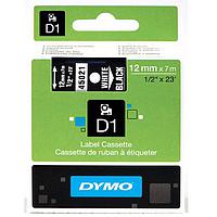 DYMO 63020707 Labelmanager D1 ເທບສີຂາວ/ສີດໍາ (12mm x 7m)
