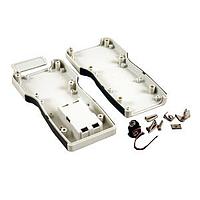 Hammond Manufacturing 1553TTGYBAT "T" ກ້ອງ, ປະຕູແບດເຕີຣີ FR ABS/2AA Batt.Door 6.5x3.15x1.1" ສີເທົາ