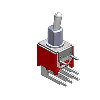 Mountain Switch 108-2MD1T2B2M6QE-EVX ສະຫນັບສະຫນູນ Toggle DPDT ON-ON RT ANG PC