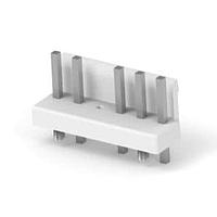 AMP Connectors - TE Connectivity 1-1744429-6 ພາວເລີ້ມໄຟບອດ 3.96 EP HDR ASSY 6P W/PEGS, GW,NO PIN 3