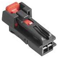 Aptiv 33277554 ຕົວເຊື່ອມຕໍ່ 2 ທາງ ຜູ້ຍິງ OCS 1.2 ບໍ່ມີການປິດ ສີດຳ CONN