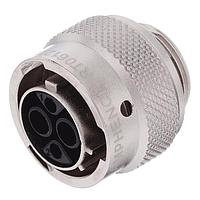 Amphenol SINE Systems RT06122SNH ປລັກຕໍ່ຕ່າງໆ, 4 (2+2) ຕຳແໜ່ງ, ຜູ້ຍິງ, ຂະໜາດປົກ 12