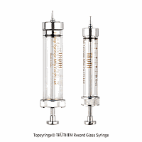 Topsyringe TS.1708.2105 Record Glass Syringe, w/Metal Record Tip, 5ml, Divi. 0.2ml