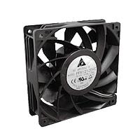 Delta Electronics, Inc. QFR1248GHE-SP01 ພັງລົມ Tubeaxial, 120x38mm, 48VDC, 210.38CFM, 24W, Ball, 4Leads, ຕິດຕາມການລອກກະທອງ, Tach/PWM