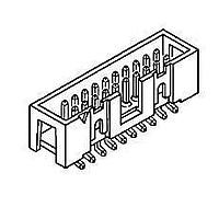 Amphenol FCI 72454-040 Shrouded CONN BERGSTIK II SLIMLINE DR SMT/RR