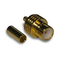 Amphenol RF 142107 ຕົວເຊື່ອມ SMB ST CABLE JACK RG179 75 OHM ທາງທອງ