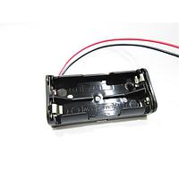 Eagle Plastic Devices 12BHC421A-GR ຖານຖ້ວມແບດເຕີຣີ 2XAAA 6" ສາຍນໍາສົ່ງ ຄລິບຕິດຕໍ່