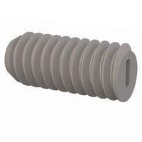 Essentra Components 010832G037 ຊຸດສະກຣູ Set Screw, ຫົວສະກຣູປະເລີດ Slotted Head, ການດັບກະດູກ #8-32 Thread, ຄວາມຍາວ 3/8 Lg