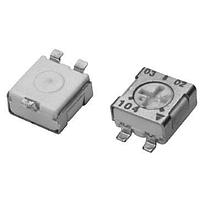 Vishay Sprague TS53YJ 100 20%TR ຕົວຕໍ່ຕ້ານທີ່ປັບໄດ້ - SMD TS53YJ101MR10