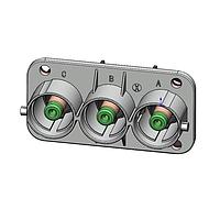 Amphenol Technical Products PL083X-301-20M8 ອຸປະກອນຕໍ່ຕ່າງ EV Connectors 10MM POWERLOKÂ· 3 WAY REC