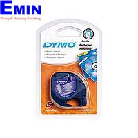 DYMO 63020745 LetraTag ເທບພາດສະຕິກທີ່ຊັດເຈນ (12mm x 4m)