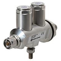 HUBER+SUHNER 3407.17.0088 ອຸປະກອນປ້ອງກັນຟ້າຜ່າຍ Lightning Arrester Quarter-wave stub N plug(m) to N jack(f), 74-420MHz