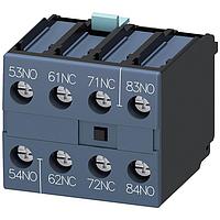 SIEMENS 3RH19211XA220MA0 ສະຫນັບສະຫນູນການຄວບຄຸມ AUXILIARY BLK,2NO+2NC, LOC.DIGIT 5..8