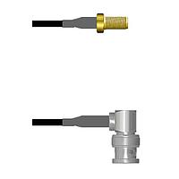 Amphenol Custom Cable Q-2V00D0003024i ສາຍສະບັບ RF SMA-SJ/BNC-RP G174 24I