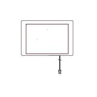 Hantronix HDA570V-GH ມູດູນຈໍ TFT LCD 5.7 ນິ້ວ VGA TFT WHT LCD 640 x 480