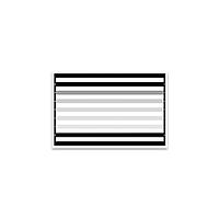 ELCOMETER 4695 ຕາຕະລາງການທົດສອບ Leneta (194 x 289 mm)