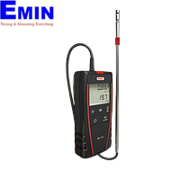 Sauermann VT115 ເຄື່ອງວັດແທກອຸນນະພູມ-ເຄື່ອງວັດແທກອຸນຫະພູມທີ່ມີສາຍໄຟສາຍຮ້ອນ Telescopic ງໍຢູ່ທີ່ 90° (0.15 ~ 30 m/s, -20° ~ 80 °C)