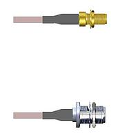 Amphenol Custom Cable Q-2X021000R108i ສາຍສະບັບ RF SMA-SJB/N-SJB G316D 108I