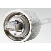 Amphenol CONEC 17-100944 ຊຸດປລັກ RJ45 ແບບວົງກອນ NICK PLT ທີ່ມີການຄຸງກັນດ້ວຍເຫລັກ ABS