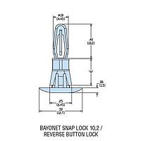 Heyco 10385F ການສະຫນັບສະຫນູນ PCB HLCBSC5-10 V-0 ທຳມະຊາດ