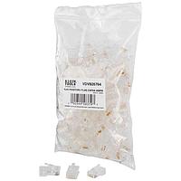 Klein Tools VDV826764 ຊຸດຕິດຕໍ່ Connector Kits Pass-Thru Modular Data Plugs, RJ45-CAT6A, UTP 200-Pack
