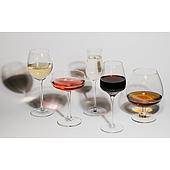 What is the concentration of alcohol in different types of wine?