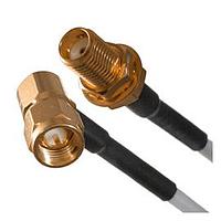 Johnson / Cinch Connectivity Solutions 415-0064-024 ສາຍສະບັບ RF RA PLG-STR BLKHD JK RG-316DS 24"