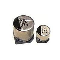 Cornell Dubilier (CDE) HZA107M050G24T-F ອະລູມິນຽມ ໄຮບຣິດ ໂປລິເມີ ຄັບຊິເຕີ 50V 100uF 10x10.2mm AEC-Q200