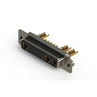 EDAC 628-13W3222-3TA ຕົວເຊື່ອມຕໍ່ Mixed Contact D-Sub Connectors Vertical Combo Dsub