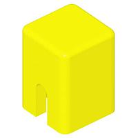 Diptronics KTSC-61Y ຝາ, ສີ່ແຫ່ງ 6X6 SQ YEL CAP