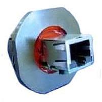 Amphenol Socapex RJF2SA1G ຮັບສະຫນອງ Circular RJ45 Sq Flange Recpt Transversal Seal