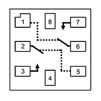 Fairchild FSA1258L8X ອິນທີເກດສະຫນອງສະຫນອງອານາລອກ Low RON Low Voltage Dual SPST Analog