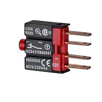 Eaton E01 1 NC N/C ຕິດຕໍ່ ສີດຳ ສີແດງ