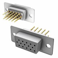 NorComp 780-M15-213R001 ຂໍ້ມູນສູງ D-Sub Connectors 15P HD FEMALE IP67 ຢຸດຕັ້ງຕົວ DIP SOLDER