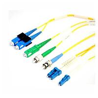 Amphenol Fiber Optics 942-217CC-100.2 ສາຍສົດເສັ້ນໃຍເສັ້ນແບບ Fiber Optic Cable Assemblies Std Snglmode JUMPER, LC/UPC, 2mm, .2m