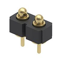 Mill-Max 823-22-026-10-000101 ຕິດຕັ້ງດ້ວຍລົດສປຣິງ-ເຊື່ອມຕໍ່ທີ່ມີລົດສປຣິງ