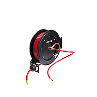 YATO YT-24250 ທໍ່ລົມທີ່ສາມາດດຶງກັບຄືນໄດ້ (9.5mm x 15m, 2.0Mpa, 1/4")