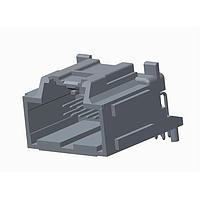 Molex 34691-6161 Shrouded STAC64 RA PAP HDR 16 CKT GRY POL B