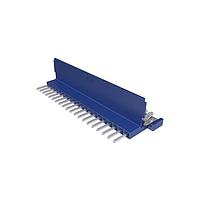 Amphenol FCI 66226-020LF ຕົວເຊື່ອມ Clincher™ Flex Connectors, Pin Assembly, ແຖວດຽວ, 20 ຕຳແໜ່ງ, 2.54mm (.100in) Pitch.