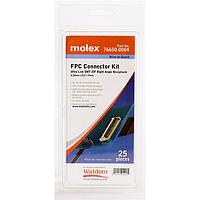 Molex 76650-0004 ຊຸດຕິດຕໍ່ FFC CONNECTOR KIT .3MM RA CONN 50PCS